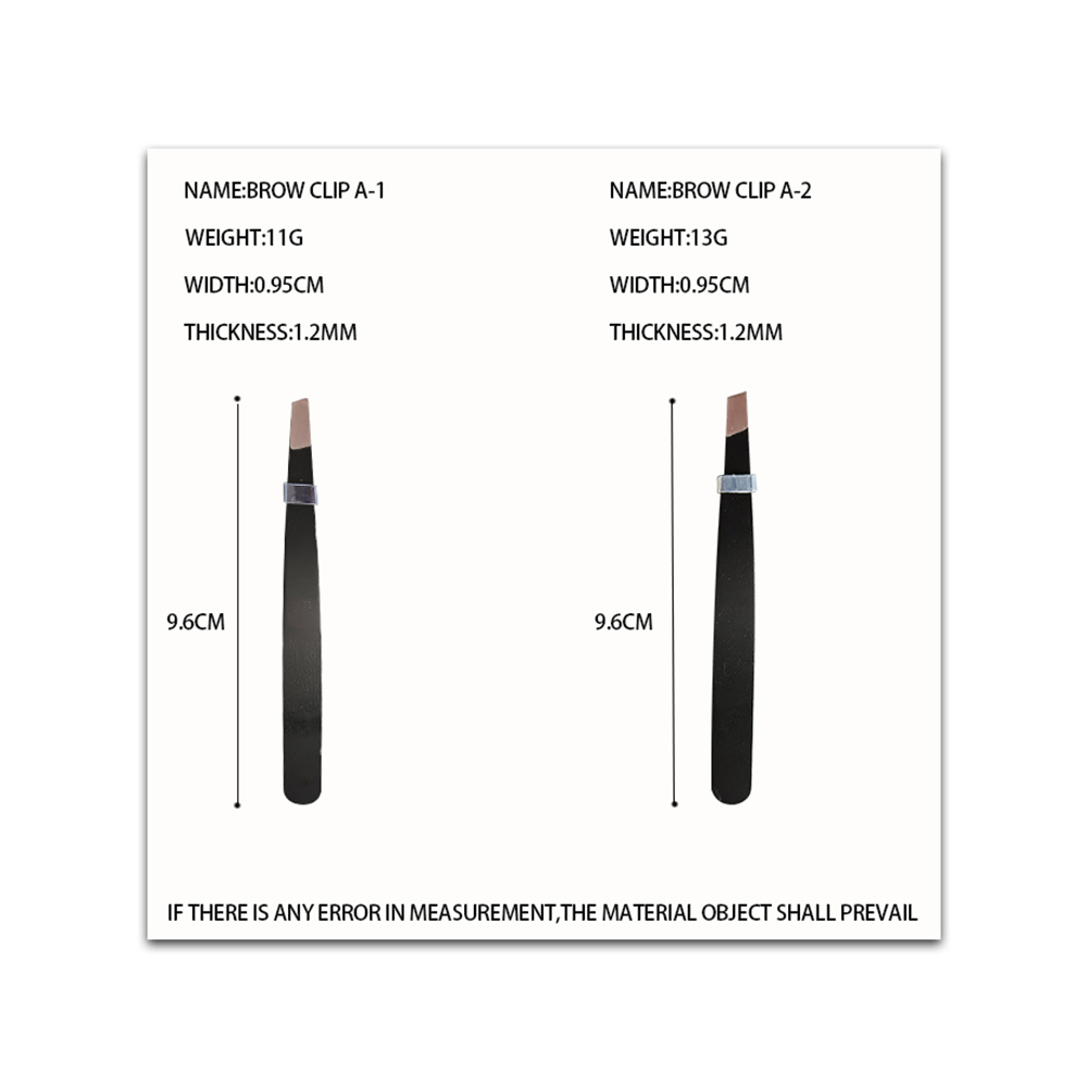 Pinzetta per sopracciglia obliqua A-1/pinzetta per sopracciglia obliqua A-2